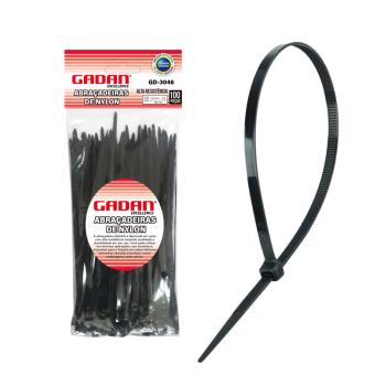 ABRACADEIRA DE NAYLON 3,6 x 300 MM GADAN 3049