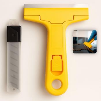 ESTILETE RASPADOR PROFISSIONAL MULTIUSO VIDRO E ADESIVOS BOMVINK BOM-7350