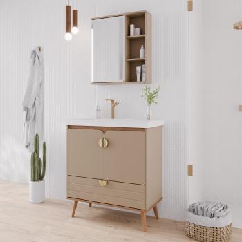 GAB MGM TRANCOSO 60 CM  CAPPUCCINO/FREIJO + ESP TREVISO