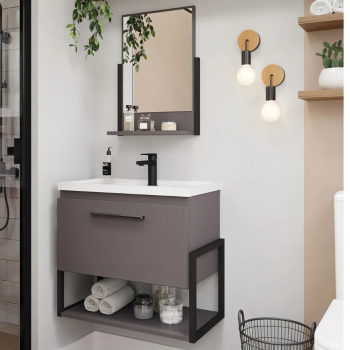 GAB MGM METALO TITANIUM 60 CM C/ ESPELHO