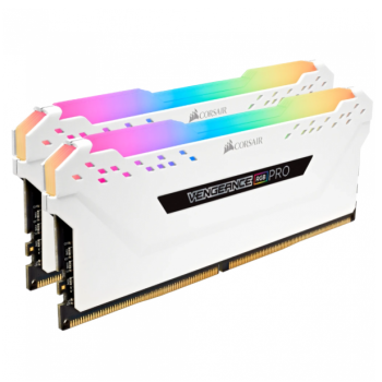 Memória DDR4 Corsair Vengeance RGB Pro, 16GB (2x8GB) 3200MHz, White