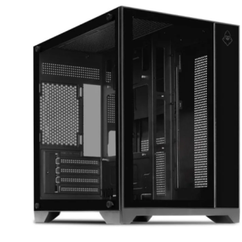 Gabinete Gamer Mancer CV100, Mid-Tower, Lateral De Vidro, Preto, MCR-CV100-BK