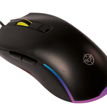 Mouse Gamer TGT GM50, Rainbow, 3600DPI, 6 Botoes, Preto, TGT-GM50-BL01