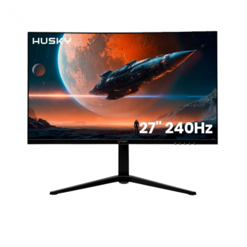 Monitor Gamer Husky Blizzard 27' LED Full HD, 240Hz, 1ms, HDMI e DisplayPort, 99% sRGB, Adaptive Sync, Ajuste de Altura