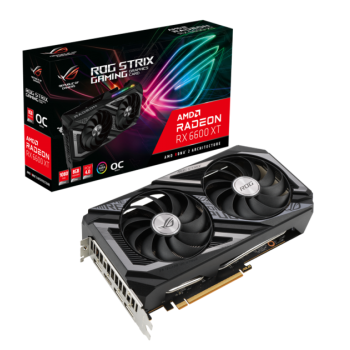 Placa de Vídeo ASUS ROG STRIX Radeon RX 6600 XT, OC, 8GB, GDDR6, FSR, Ray Tracing - OPENBOX