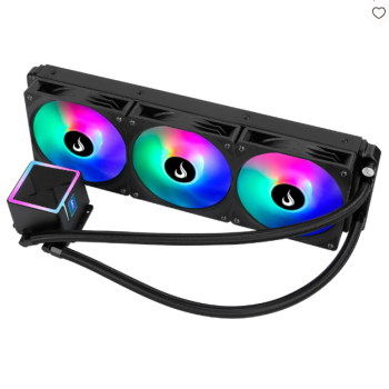 Water Cooler Rise Mode Black Rainbow 360mm - Rm-wcb-03-rbw