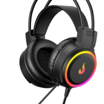 Headset Gamer Rise Mode Z2 LED RGB Rainbow, Driver 50mm, P2, USB, Preto - RM-HS-Z2-B - Preto