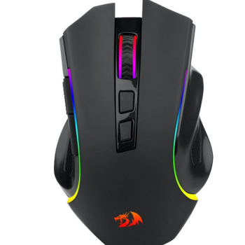 Mouse Gamer Redragon Griffin Pro, RGB, 4800DPI, 7 Botoes, Wireless, Preto, M602P-KS