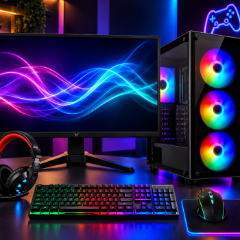 PC Gamer Completo PRISE, Intel Core i5 2400, Radeon RX 550 4gb, 16GB DDR3, SSD 256GB + Monitor 19P + Kit Periféricos