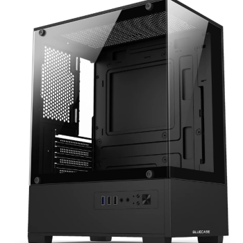 Gabinete Gamer Bg-054 Hit Bluecase Usb 3.0 Vidro Temperado
