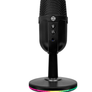 Microfone TGT Anzer V3, Rainbow, USB, Preto, TGT-ANZRV-BL02