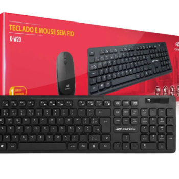 TECLADO E MOUSE SEM FIO  3TECH
