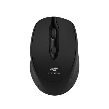 Mouse Sem Fio Recarregável Dual Mode M-BT30BK Preto C3Tech