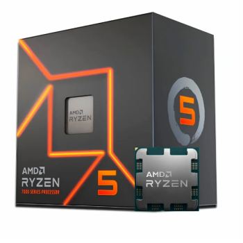 Processador AMD Ryzen 5 7600, 5.1GHz Max Turbo, Cache 38MB, AM5, 6 Núcleos, Vídeo Integrado