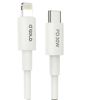 Cabo Tipo C Para Lightning Super Turbo 30w A'gold - Cb132