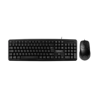 Kit Teclado e Mouse Office TGT GR100 V3, ABNT2, 1000DPI, Preto, TGT-GR100-BK03