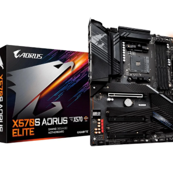Placa-Mãe Gigabyte X570S Aorus Elite, AMD AM4, ATX, DDR4, LED RGB, Rev. 1.0, Preto - X570S AORUS ELITE