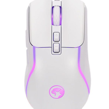 Mouse Gamer Marvo M292, RGB, 8000DPI, 7 Botoes, Branco, M292-WH