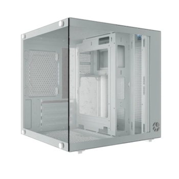 GABINETE GAMER MINI BG-066 LIFE BRANCO BLUECASE - S/ FONTE / VIDRO TEMPERADO / MICRO-ATX / MINI-ITX