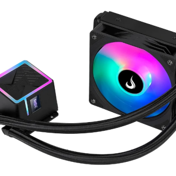 Water Cooler Gamer Rise Mode Black 120mm RGB Rainbow - RM-WCB-01-RBW