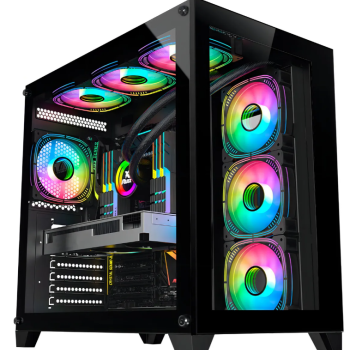 GABINETE GAMER SPACEATX P2R4 SEM FAN