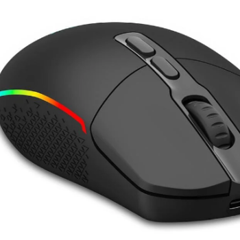 MOUSE GAMER SEM FIO REDRAGON INVADER PRO RGB 10000 DPI 8 BOTOES WIRELESS PRETO M719RGBPRO