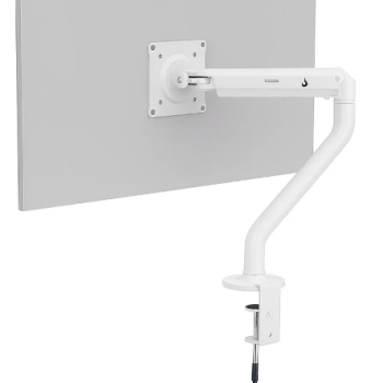 SUPORTE DE MESA ARTICULADO PARA MONITOR DE 15 A 34 IRON LIFT RISE MODE AJUSTE DE ALTURA PISTAO A GAS VESA BRANCO R
