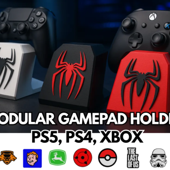 Suporte Personalizável para Controle Spider MAN - PS5/Xbox/Switch Pro