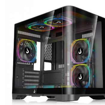 Gabinete Gamer Rise Mode Galaxy Curved - Mini Tower, USB 2x2.0+3.0, Sem Fan