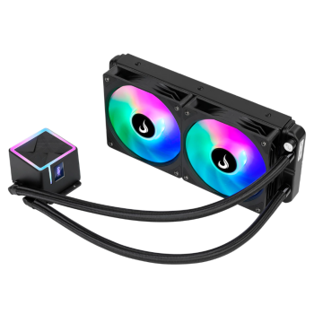 Water Cooler Rise Mode Black 240mm RGB Rainbow - RM-WCB-02-RBW