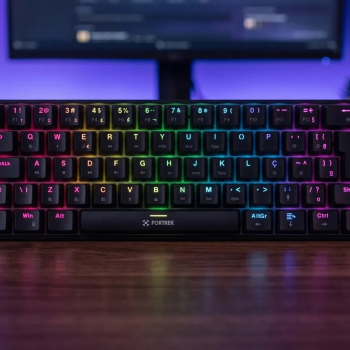 Teclado Mecânico Fortrek Gravity Air Compact Wireless Preto