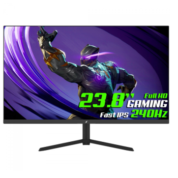 Monitor Gamer SuperFrame Vision, 23.8 Pol, Full HD, Fast IPS, 240Hz, HDR, FreeSync/G-Sync, HDMI/DP, SFVSFB-24240-FHD-PRO