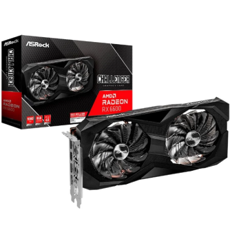 Placa de Vídeo RX 6600 CLD 8G ASRock AMD Radeon, 8GB, GDDR6