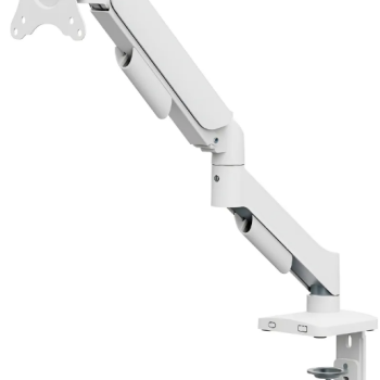 SUPORTE DE MESA BRANCO ERGO FLEXY PARA MONITOR ARTICULADO COM SUSPENSAO 17
