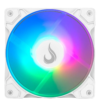 KIT COM 3 VENTOINHAS RISE MODE X 120MM LED ARGB BRANCO RMXLD02ARGB