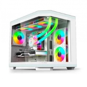GABINETE GAMER ACER V951V, Mid Tower, Compatível com Micro-ATX, Lateral e Frontal em Vidro, Branco - V951WH