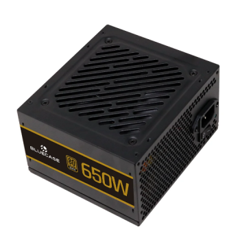 FONTE DE ALIMENTACAO ATX PS/2 650W REAL 80 PLUS BRONZE C/ CABO C/CAIXA (ES-RGB650W) - BLUECASE - PRETO REF 8492