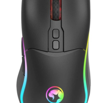 Mouse Gamer Marvo M358, RGB, 7200DPI, 7 Botoes, Preto, M358