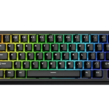 Teclado Gamer ATTACK SHARK X68 HE Magnético RGB 8K – Switch Hall Effect Outemu Amber, 68% Compacto, Layout US, Cabo Destacável, Antighosting Completo (Preto)