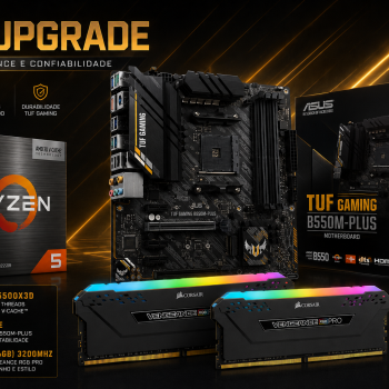 KIT Placa Mãe B550M- PLUS TUF GAMING / Ryzen 5 5500X3D / 2x16GB 32GB 3200MHZ CORSAIR VEGANCE