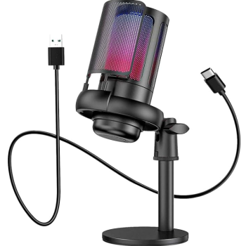 MICROFONE USB RGB LAY-1070
