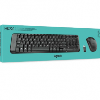 KIT TECL+MOUSE S/FIO MK220 LOGITECH