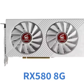 Placa De Video RX 580 8GB Gaming GDDR5 256Bit - BRANCA