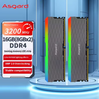 Kit Memória Ram Asgard Ddr4 16gb (2x8gb) 3200mhz Rgb Gamer