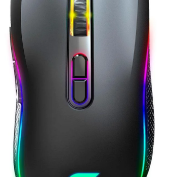 MOUSE GAMER FORTREK BLACK HAWK RGB 7200DPI 6 BOTOES USB 20 75682