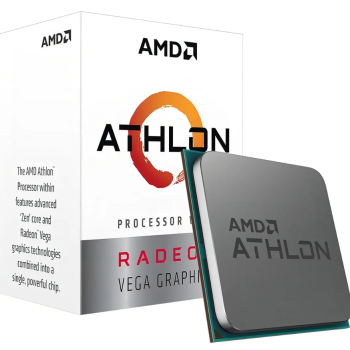 Processador AMD Athlon 3000G YD3000C6FH de 2 núcleos e 3.5GHz de frequência com gráfica integrada