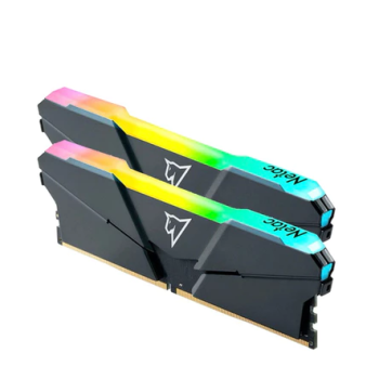 KIT Memória DDR4 Netac Shadow RGB, 16GB (2x8GB), 3200MHz C16, Grey