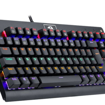 Teclado Mecanico Gamer Redragon Dark Avenger Rainbow USB RGB Switch Outemu Preto