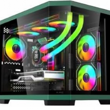 GABINETE GAMER ACER V951 BK, Preto, Lateral e Frontal em vidro temperado Visão 270º panorâmico, Chassis 0,80mm SPCC, compartimento isolado para fonte, 415 mm de espaço reservado para placa de vídeo
