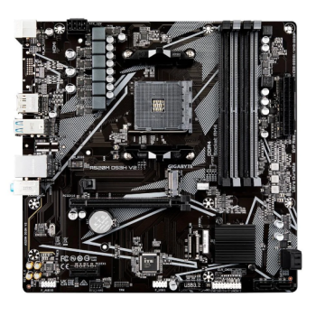 OPEN BOX - Placa-Mãe Gigabyte A520M DS3H V2, AMD, Micro ATX, DDR4, Preto - A520M DS3H V2